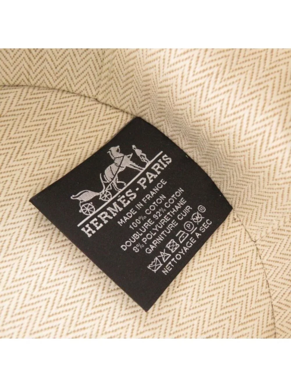 Hermes Evasion Cotton Marine Pouch